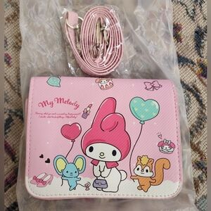 NWT Helly Mymelody PU Leather Coddbody Purse